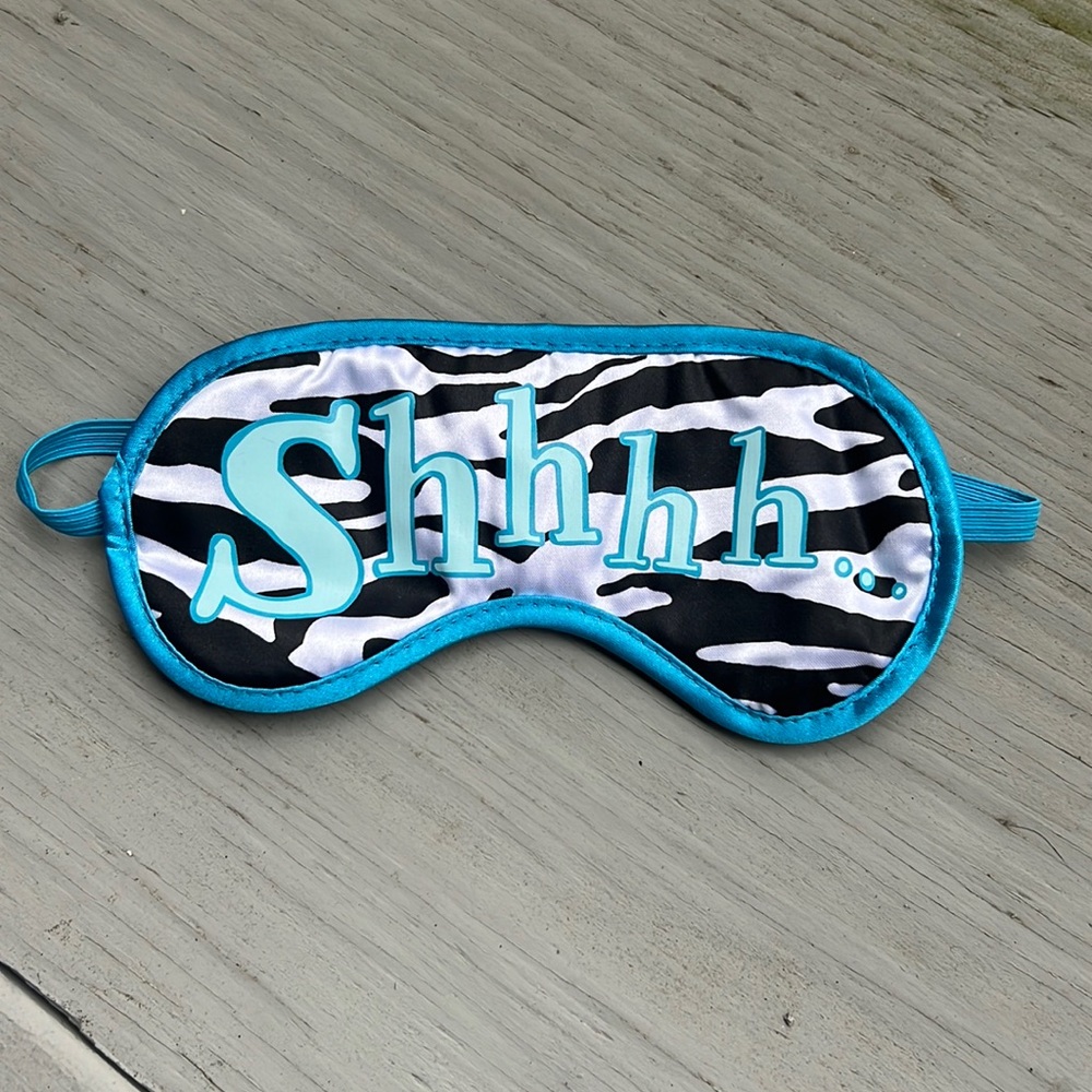 Zebra-print Sleep Eye Mask